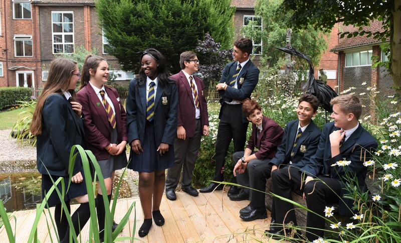 Group Picture in the garden, All Hallows